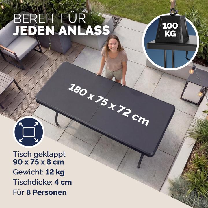 Produktbild Casaria Folding Table