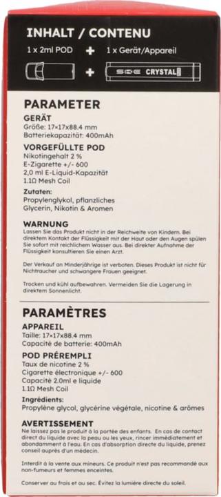 Image du produit SKE Kit de démarrage Crystal Plus Pastèque (Glace à la pastèque)