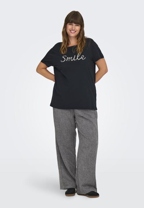 Immagine prodotto Only T-shirt regular fit con scollo rotondo e curve (S)