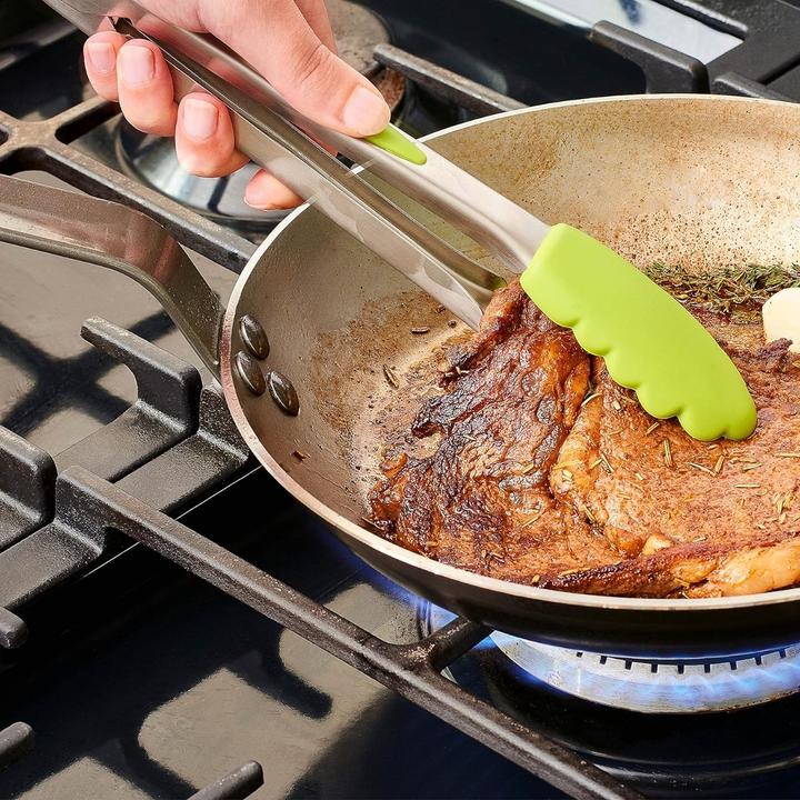 Immagine prodotto Mastrad Pinze da cucina in silicone verde