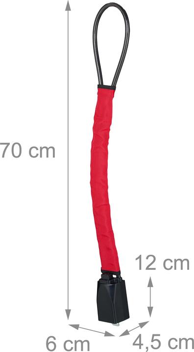 Actual product image Relaxdays Steering lock