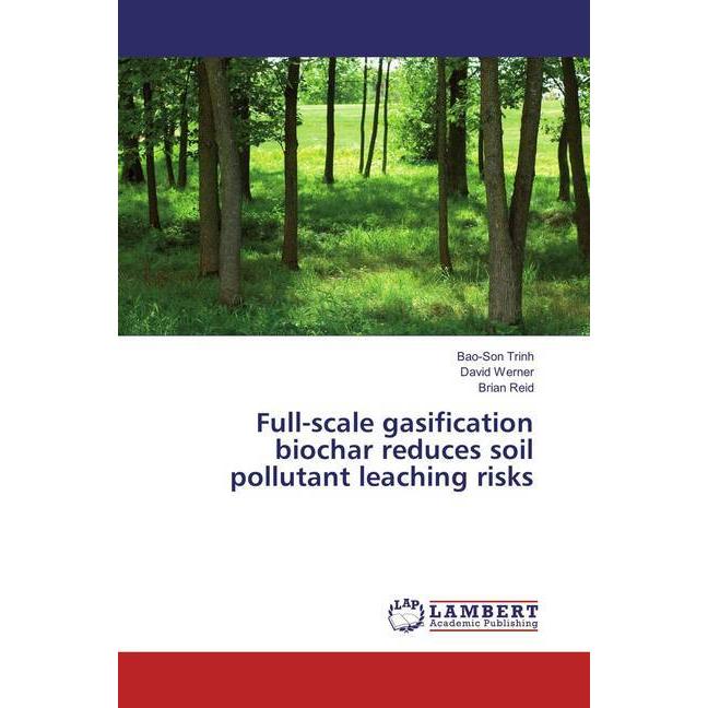 Full-scale gasification biochar reduces soil pollutant leaching risks, Fachbücher von David Werner, Brian Reid, Bao-Son ...