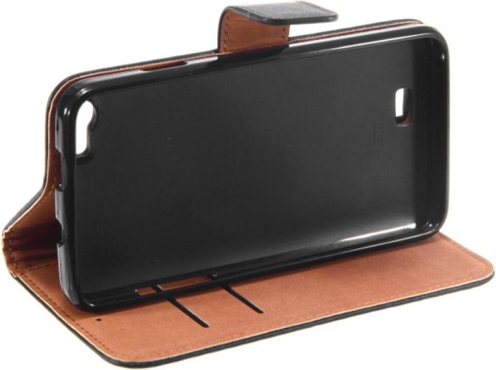 Actual product image NoName Slim Leather Book Case for Wiko Lenny - black 4250710570829 (Lenny)