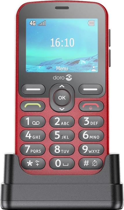 Actual product image Doro 1880 - Blister carton RED (2.40", 0.31 Mpx, 4G)