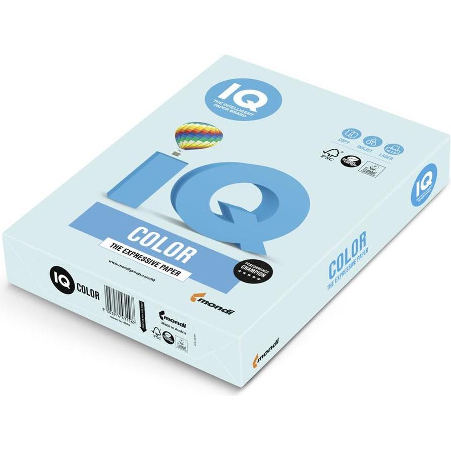 IQ, Kopierpapier, Kopierpapier 80 g/m², A4, 500 Blatt, Pastell (80 g/m², A4)