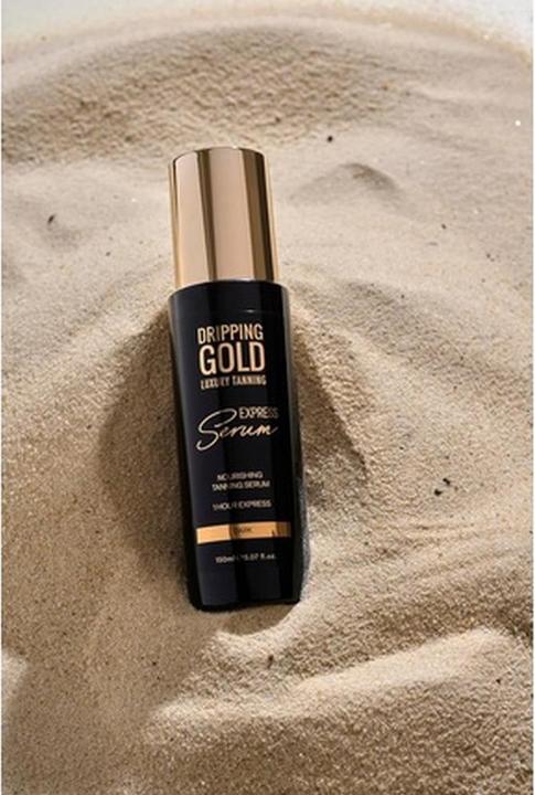 Produktbild Sosu Dripping Gold - Express Tanning Serum 150 ml - Shade: Dark (Selbstbräunungsserum, 150 ml)
