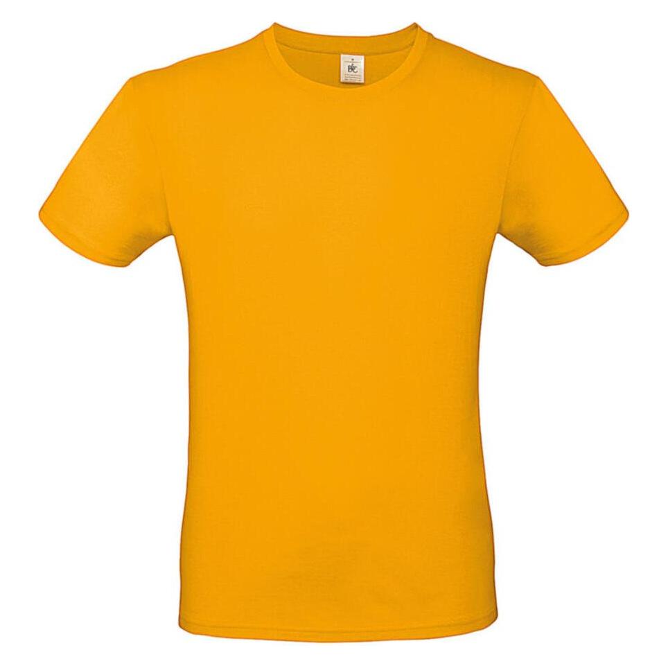 B&C, Unisex, Shirts, E150, Orange, Grau, (L)