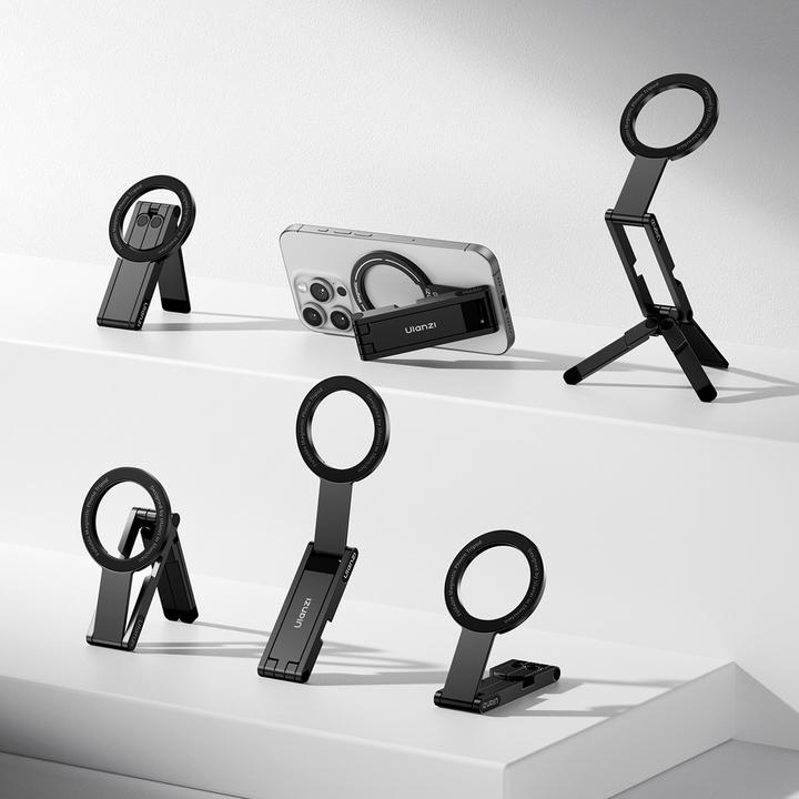 Actual product image Ulanzi MA60 Foldable Magnetic Phone Tripod(Black)