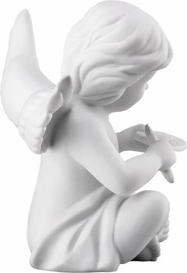 Immagine prodotto Rosenthal Angelo medio - Bianco opaco - Angelo con tavolozza da pittore