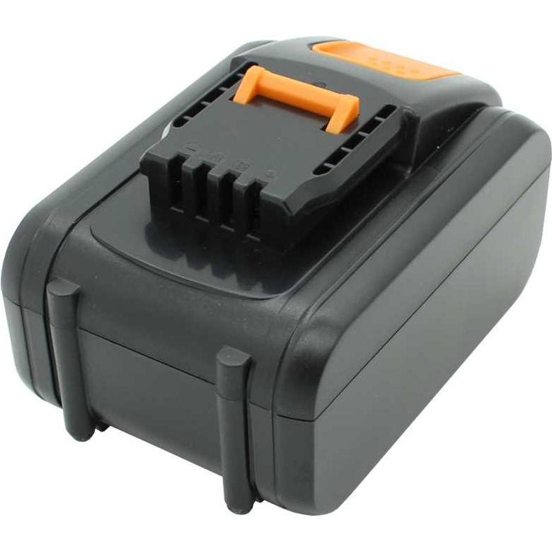 AccuCell, Werkzeugakku + Ladegerät, Werkzeugakku LiIon 20V 4,0Ah ersetzt Worx WA3551.1 (20 V)