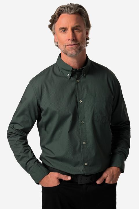 Immagine prodotto Boston Park Hemd, Langarm, Minimal-Muster, Buttondown-Kragen, Comfort Fit (XL)