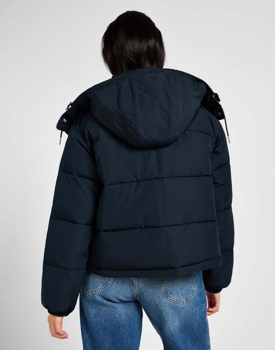 Actual product image Lee Quilted jacket Hooded Short Puffer (M)