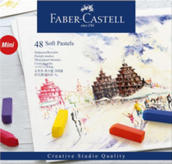 Produktbild Faber-Castell Softpastellkreiden Mini (Mehrfarbig, 48 x)
