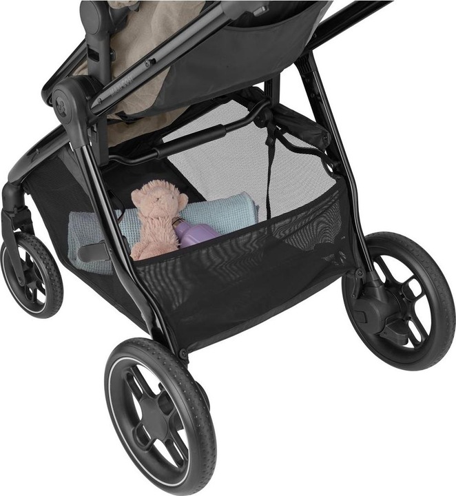 Actual product image Maxi-Cosi Zelia 3 Luxe Twillic Truffle Fr (Black glossy frame & Black Leather)
