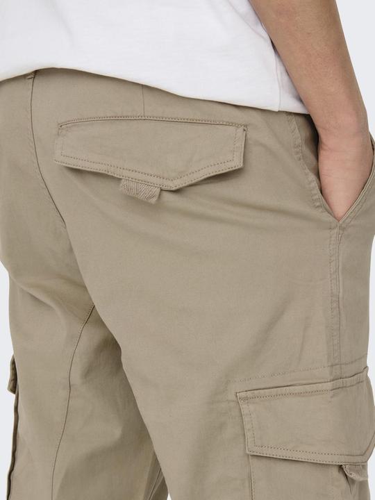 Actual product image Only & Sons Plain Cargo Trousers (W32/L30)