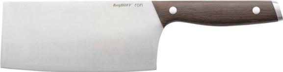 BergHoff RON Nóż rzeźnicki z ciemnym uchwytem 16,5 cm stal nierdzewna, drewno