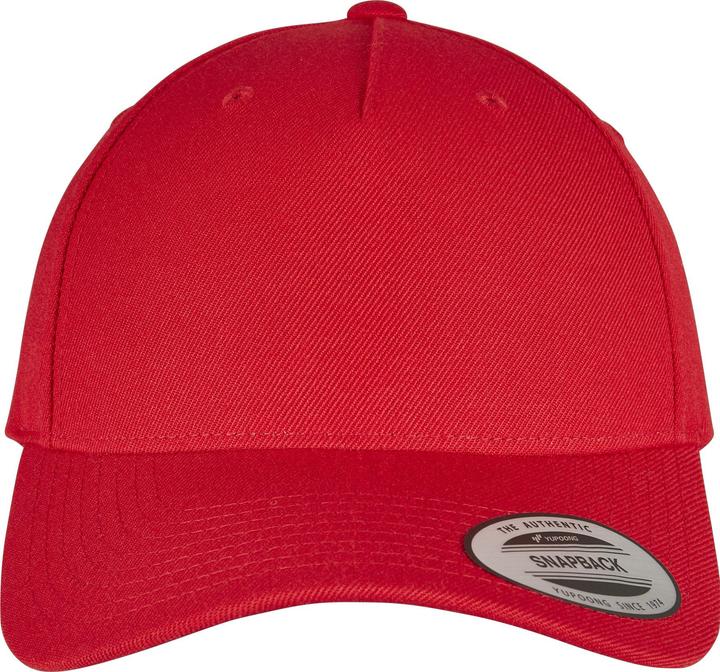 Actual product image Flexfit Yp Classics 5-Panel Premium Curved Visor Snapback Cap (One size)