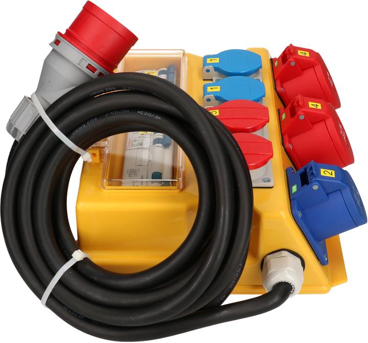 Actual product image Max Hauri Building site power distribution (CEE 7/3, CEE 16/3, CEE 16/5)
