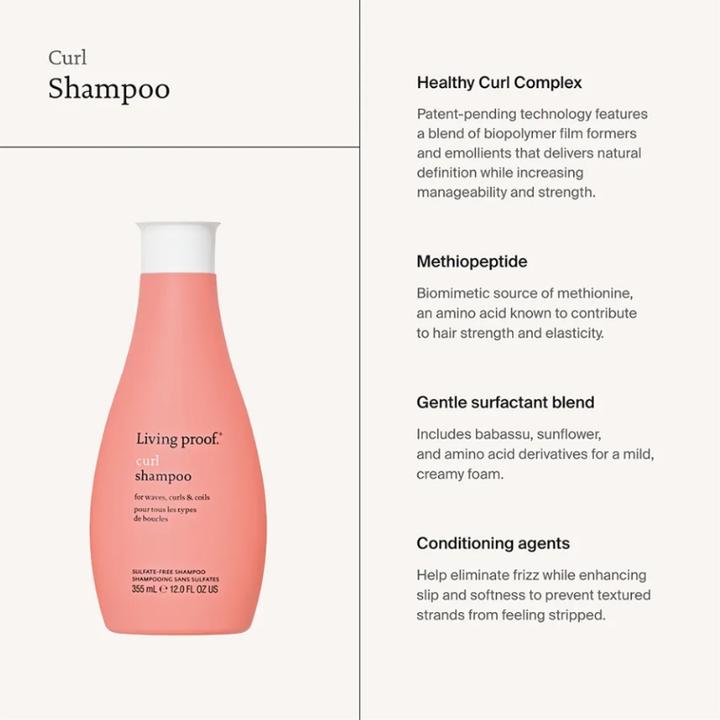 Actual product image Living Proof Curl Shampoo 100 ml (100 ml, Liquid shampoo)