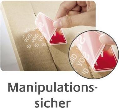 Produktbild Avery Sicherheitsetiketten Security Seal, manipulationssicher, 125 Stück, rund