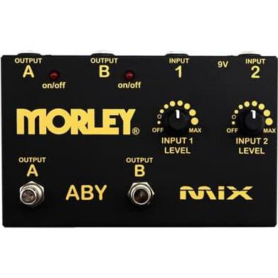 Morley ABY-MIX-G Gold Series signaal mixer / splitter (Splitter), Effektgerät, Gold
