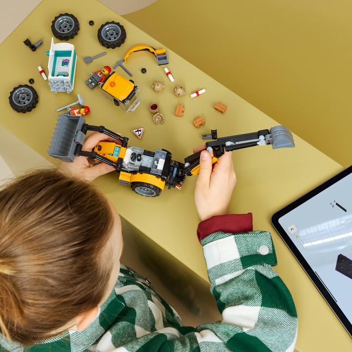 Actual product image LEGO 60480 Gelber Baggerlader
