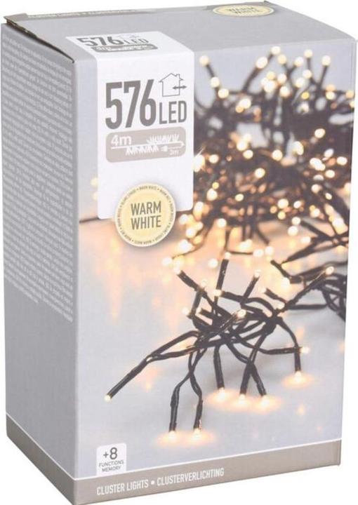 Produktbild Christmas Gifts Weihnachtsbaum-Lichterkettenlichter 576 Led-Timer Warmweiss (0.10 m)