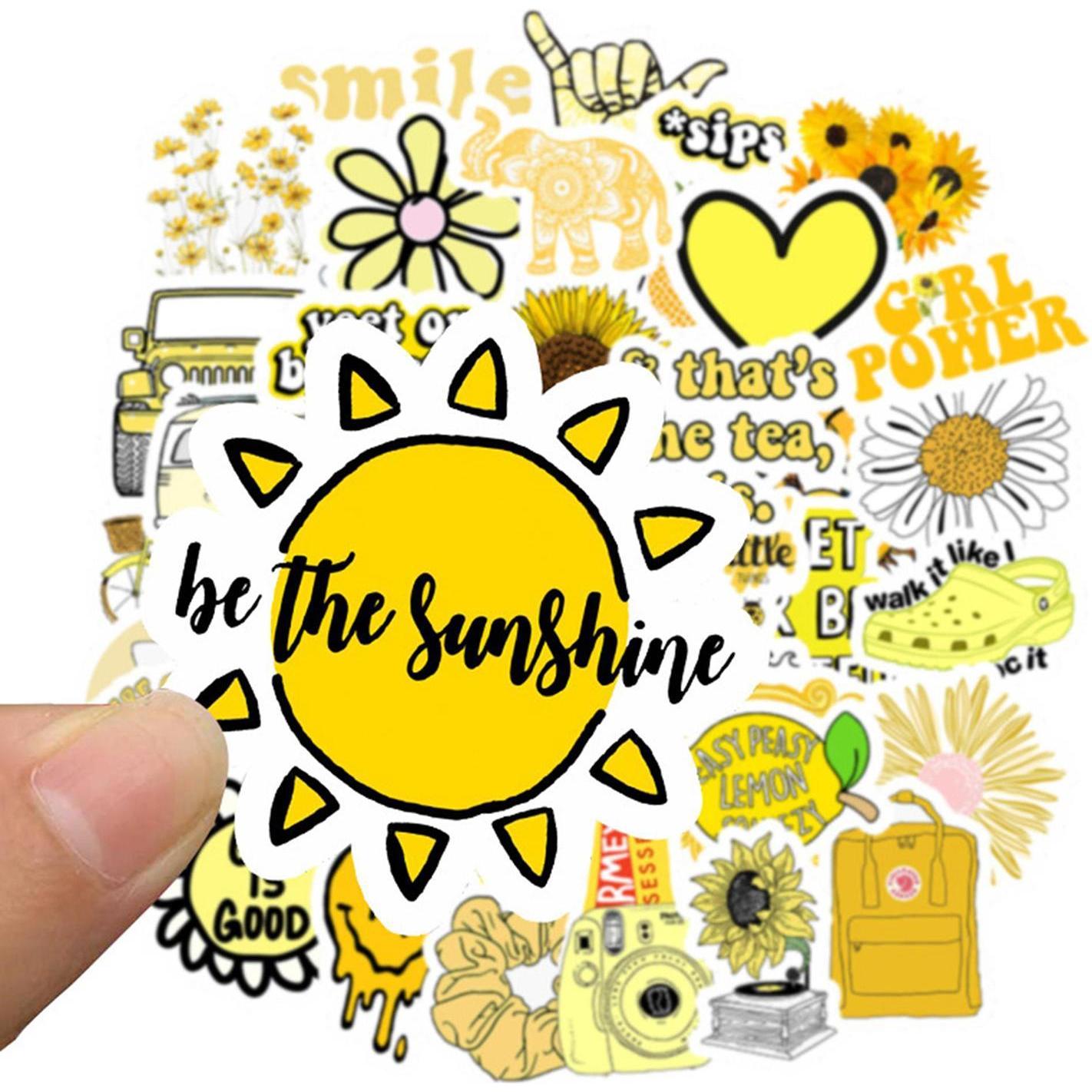 Thumbnail - JTI, Sticker, Packung mit Aufklebern - Gelbe Mischung