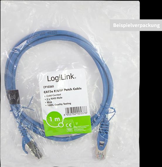 Actual product image LogiLink Network cable (F/UTP, CAT5e, 5 m)