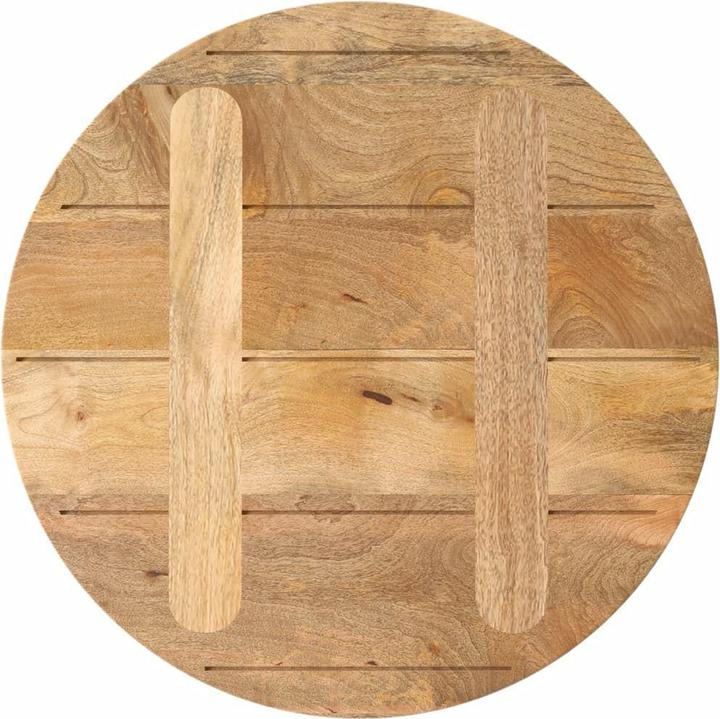 Produktbild vidaXL Tischplatte Holzplatte Massivholzplatte Ø 50x3,8cm Rund Massivholz Mango
