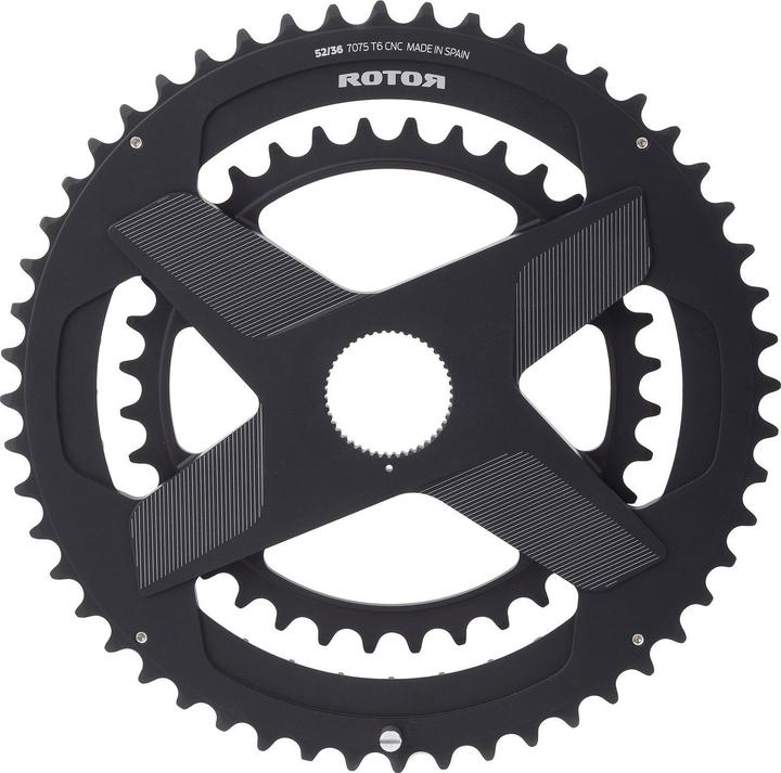 Productafbeelding Rotor Bike Components Aldhu Direct-Mount Dubbel Kettingblad Rond (53)