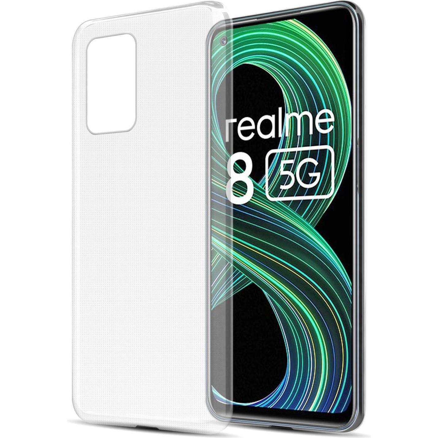 Cadorabo TPU Ultra Slim AIR Hülle für Realme 8 5G / V13 / Q3 / Q3i / Narzo 30 5G (Realme V13, Realme Narzo 30 5G), Smart...