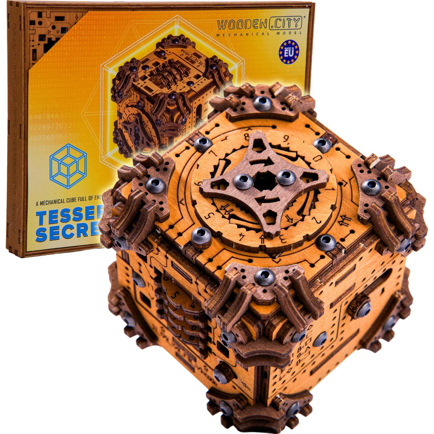 WoodenCity Escape Puzzle Box Tesseract's Secret