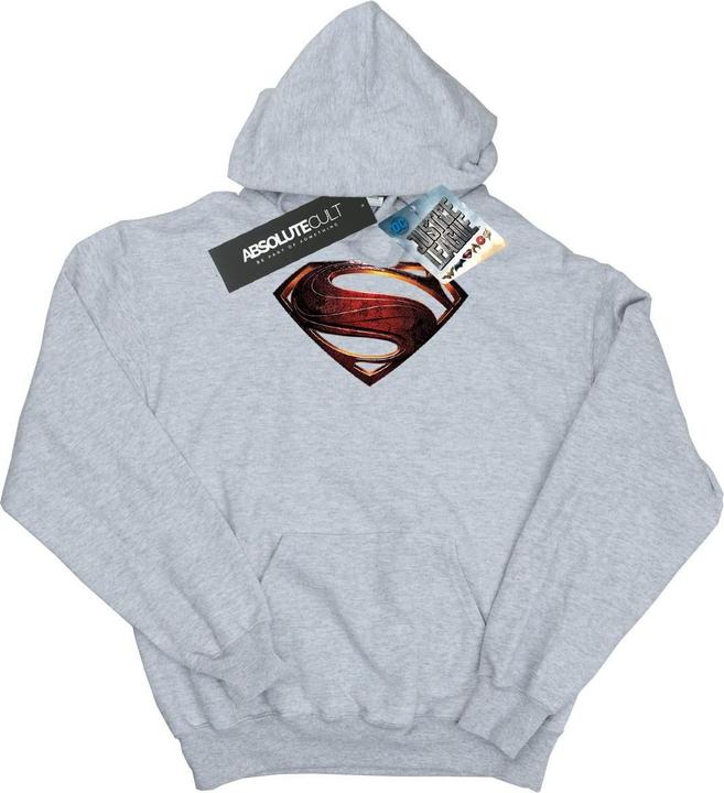 Actual product image Boys Justice League Movie Superman Emblem Hoodie (152, 158)