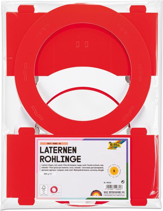 Actual product image Folia Round lantern blanks (5 x)
