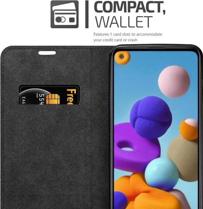 Productafbeelding Cadorabo Boek Onzichtbare Magneethoes (Samsung Galaxy A21)