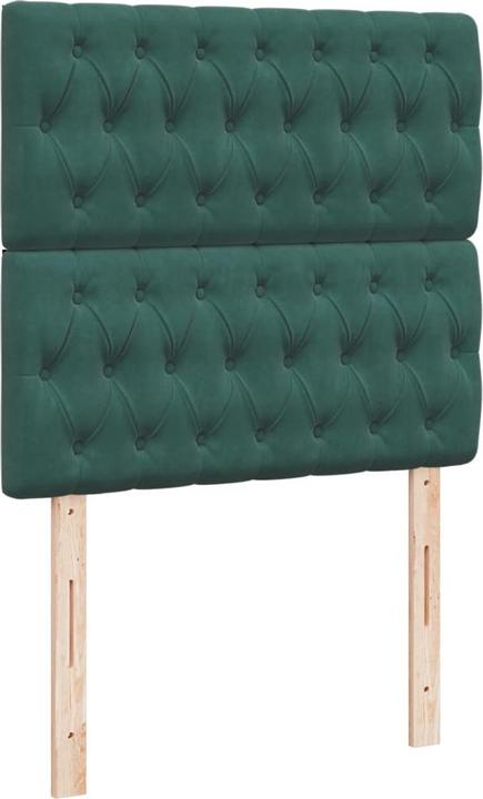 Produktbild vidaXL Bo x springbett mit Matratze 160 x 200 cm Samt (160 x 200 cm)