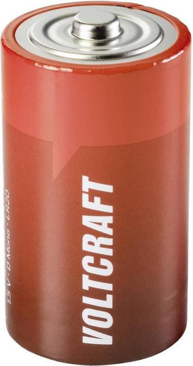 Immagine prodotto Voltcraft LR20 Mono (D) batteria alcalina al manganese 18000 mAh 1,5 V 2 pz. (2 pz., D, 18000 mAh)