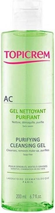 Actual product image Topicrem AC Purifying Cleansing Gel (200 ml)