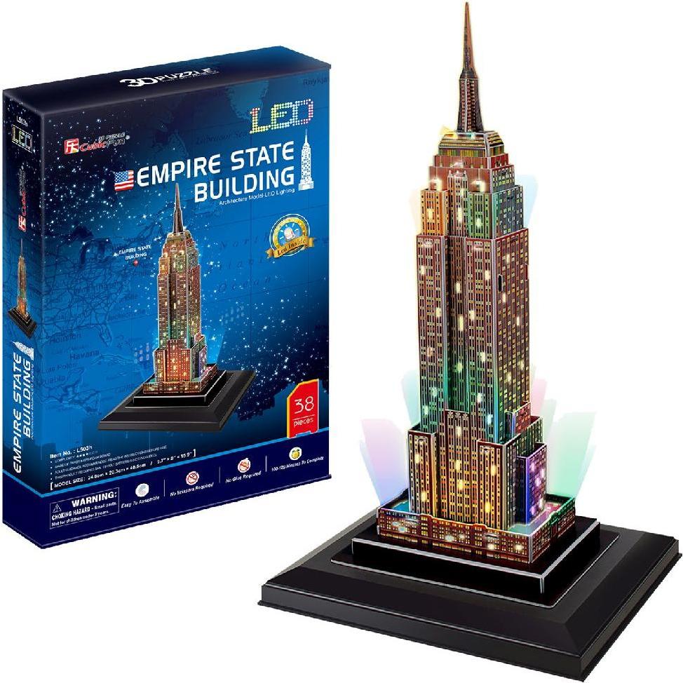 Cubicfun 3d Puzzel Empire State of Building (38 Teile)