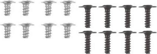 Produktbild Absima Button Head Screw M2.3*4 (8) / M2.6*8 (8)