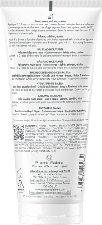 Produktbild Avène Xeracalm Nutrition feuchtigkeitsspendender Balsam (Körpercreme, 200 ml)
