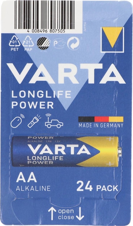 Productafbeelding Varta Langdurige Macht (24 Pcs., AA, 2970 mAh)