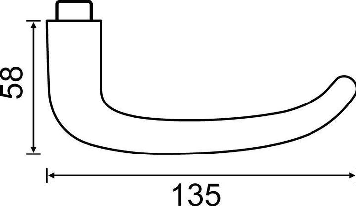 Actual product image FSB Handle sets 1023 ASL (Door set)