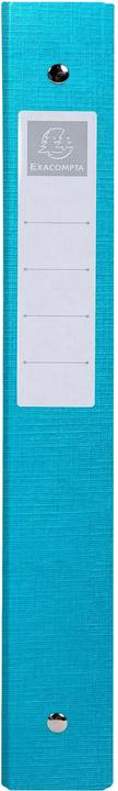 Image du produit Exacompta Classeur rigide 4 anneaux 30mm Teksto - A4 - Turquoise (A4, 40 mm, 1 pcs)