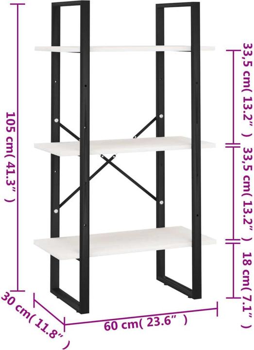 Actual product image vidaXL Standregal
