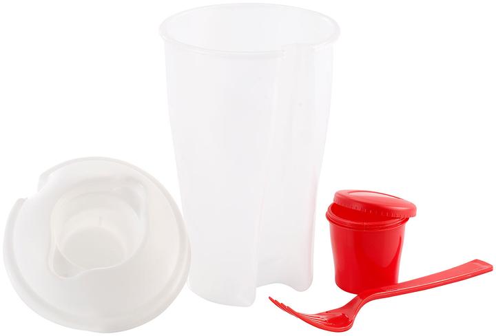 Actual product image Rosenstein & Söhne Salad to go cup with dressing container & fork