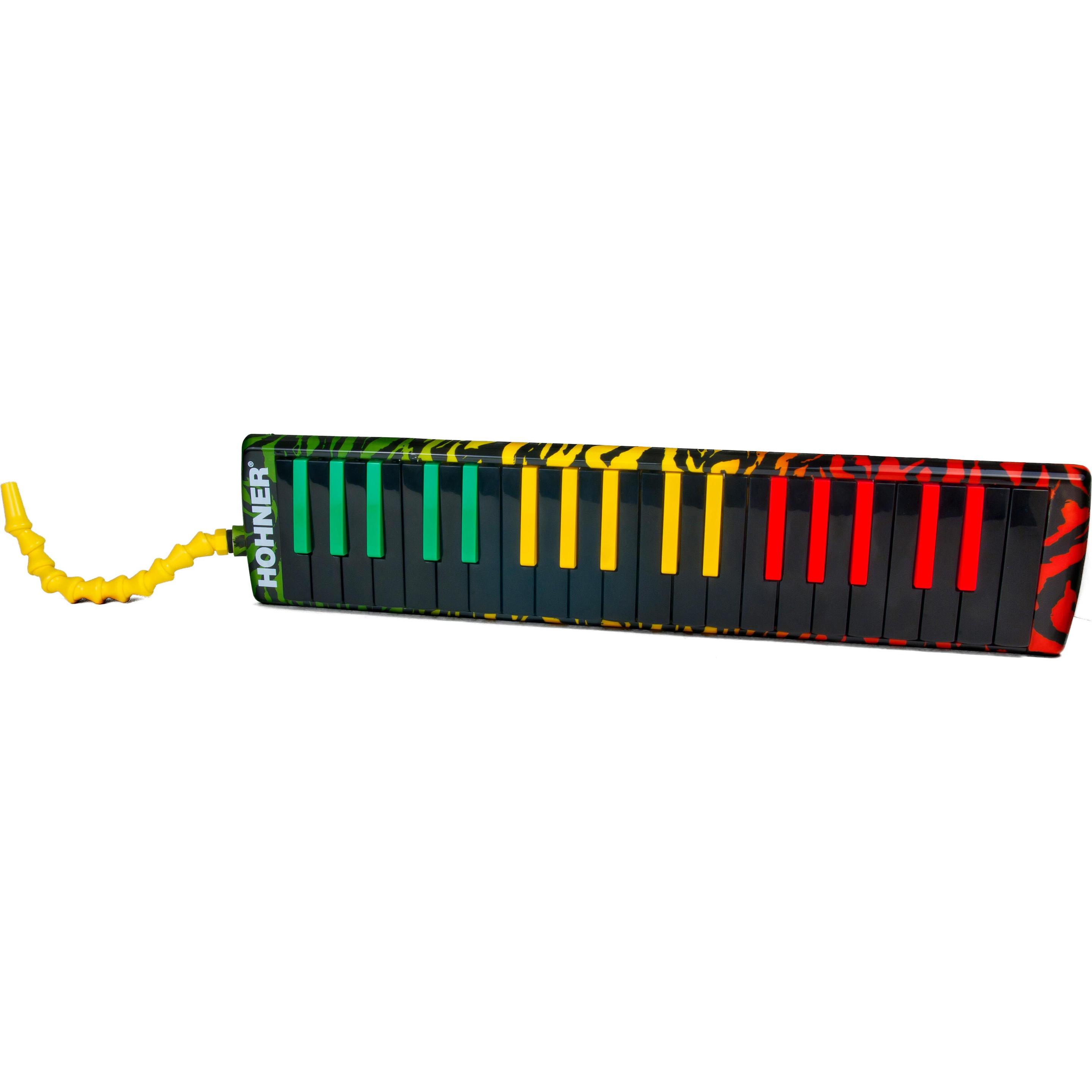 Hohner Airboard Rasta 37 (flauto, Fa maggiore), Strumento a fiato, Multicolore