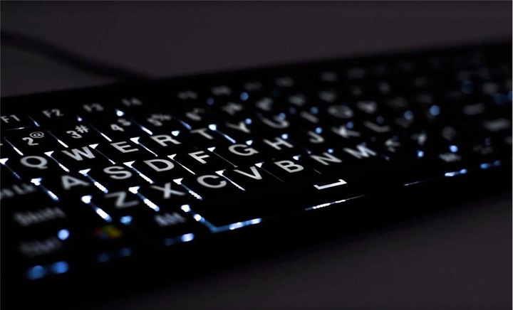 Produktbild Logickeyboard XL-Print Astra2 BL Keyboard dt. (PC) (DE, Kabelgebunden)
