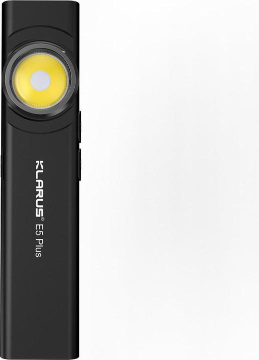 Actual product image Klarus EDC LED-Lampe E5 Plus, 650 Lumen, (inkl. Akku), black (11.30 cm, 650 lm)